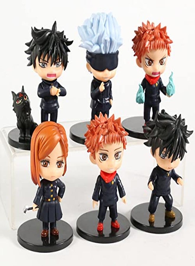 AUGEN مجسم شخصية جوجوتسو كايسن من أوجين، إصدار محدود، لتزيين لوحة القيادة في السيارة (10 سم، عبوة من 6 قطع) - Image 5